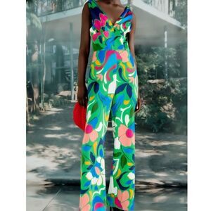 Zara Floral Multicolor Jumpsuit